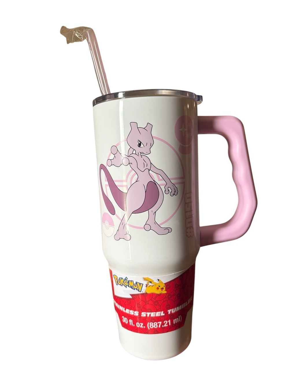Pokemon Mewtwo Stainless Steel Tumbler